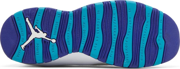 Air Jordan 10 Retro Charlotte Hornets Sizes 5Y-6Y (310806