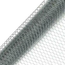 Garden Galvanised Chicken Wire 10m x 0.9m x 13mm Rabbit Mesh Fencing Roll 1.50 per metre