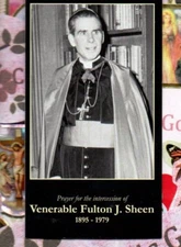 Blessed Fulton J. Sheen - Prayer (2 x 3.5") Heavy Paperstock Holy Card