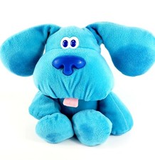 15" 2006 UNIVERSAL STUDIOS BLUES CLUES BLUE PUPPY DOG PLUSH Nickelodeon Nick Jr
