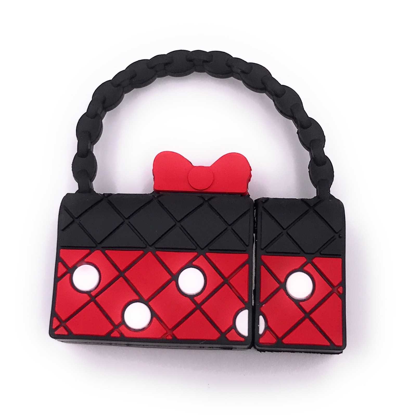 Stylish Dot-Print Handbag with USB Stick – 8GB to 64GB in USB 2.0 or 3.0-image