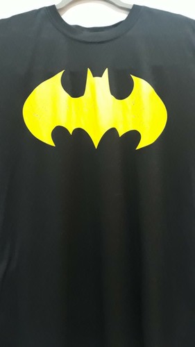 BATMAN Black T-shirt 100% DC Universe Perfect Gym Shirt Quick Dry & Light Weight - Picture 2 of 8