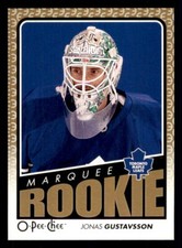 2009-10 O-Pee-Chee #796 Jonas Gustavsson Toronto Maple Leafs RC