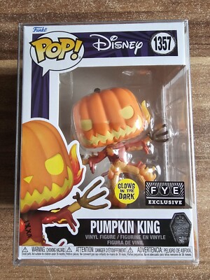 Funko Pop Disney Pumpkin King #1357 FYE Exclusive Glow In The Dark
