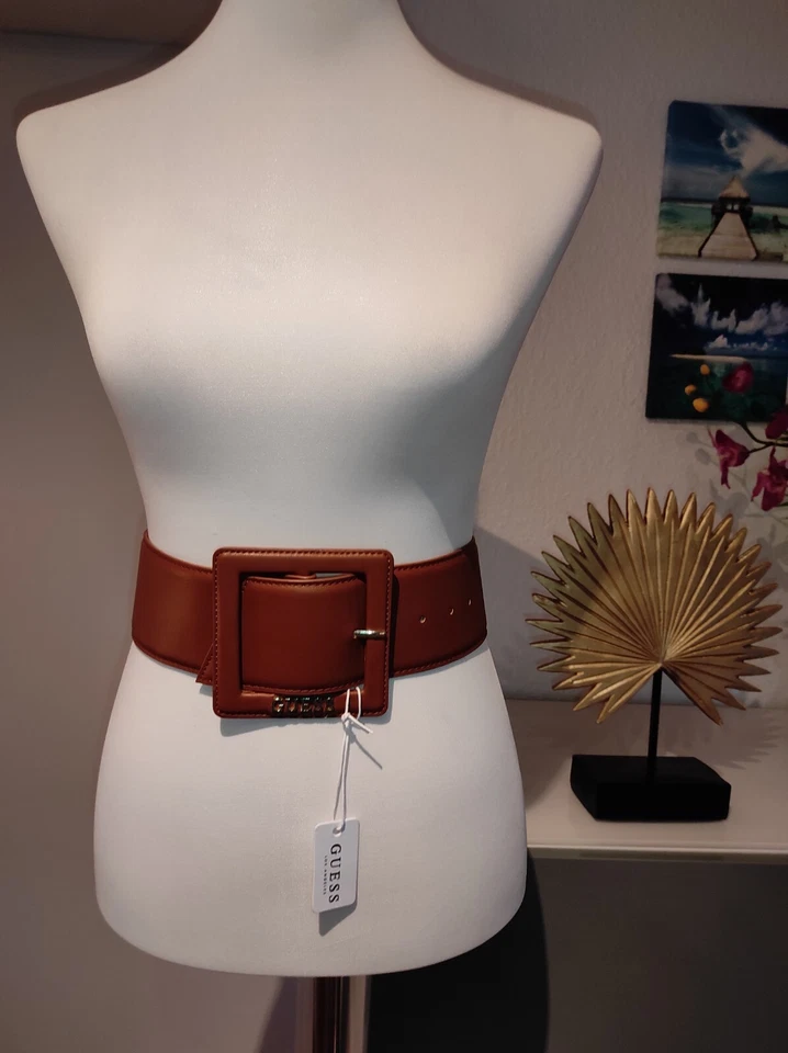 guess gürtel damen neu braun - Bild 2 von 4