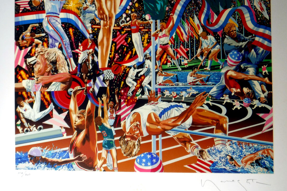 Hiro Yamagata, Summer Olympic Games, Limited Edition Serigraph