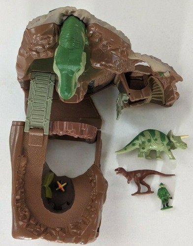 Jurassic Park Microverse T-Rex Trap Playset Figures Micro Lost World Dinosaur - Picture 2 of 3