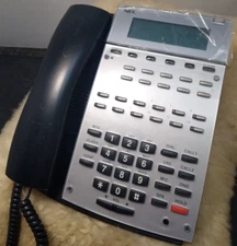 NEC BUSINESS MULTI LINE TELEPHONES ASPIRE 22B LCD DISPLAY IP1NA12TXH (SET OF 2)