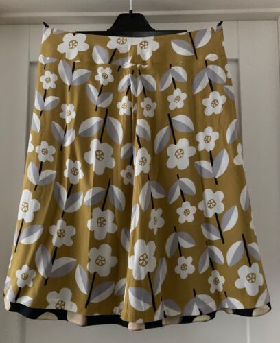 White Stuff Reversible Knee Length Skirt Multi Coloured UK12 New with Tags - Picture 4 of 10