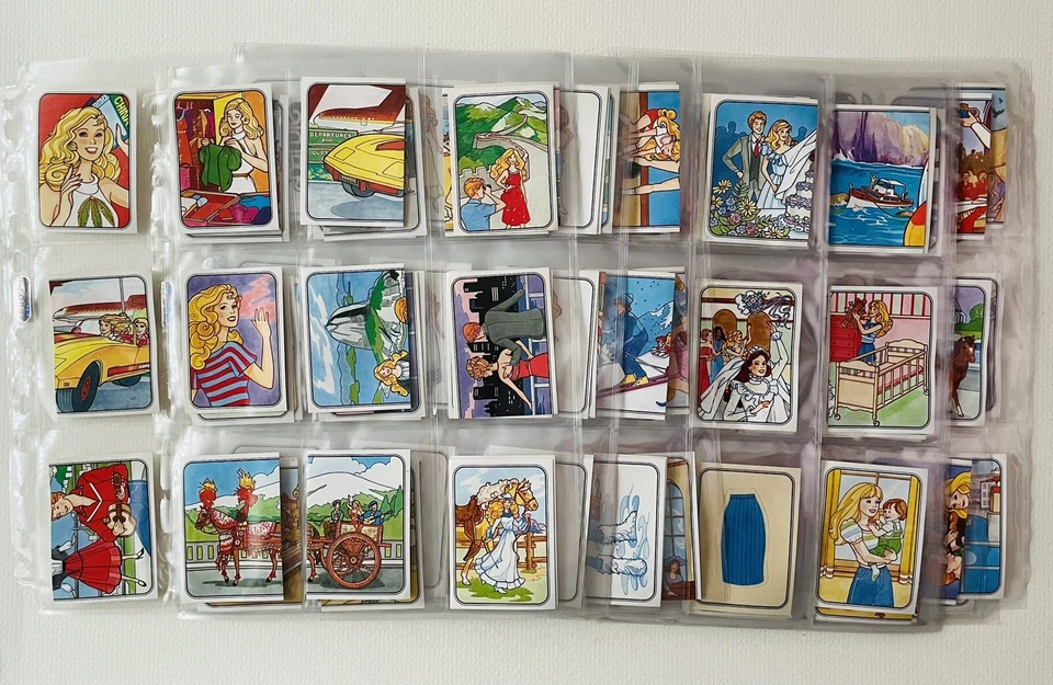 Barbie 1983, collection complète de 216 autocollants album fabriqué par Panini - Photo 2/4