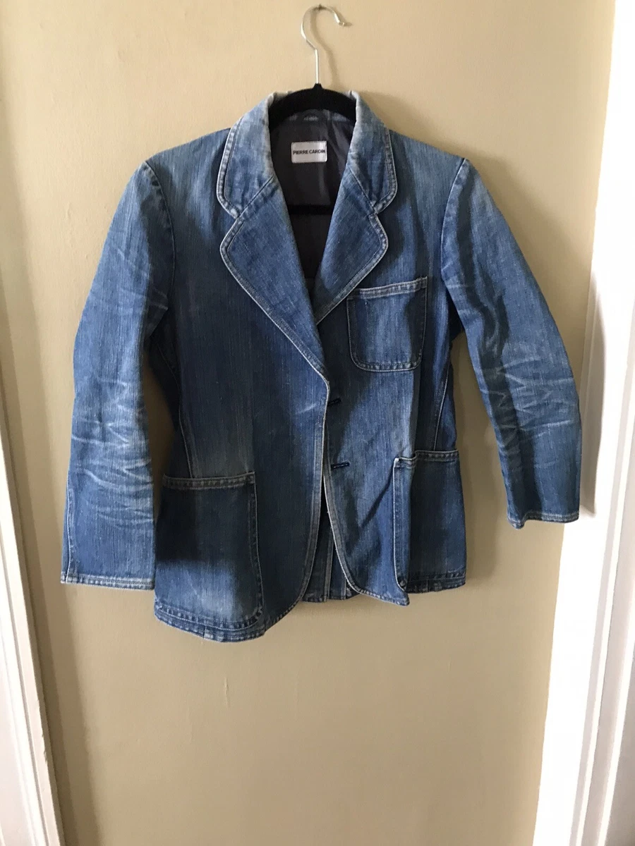 Pierre cardin denim jacket cheap