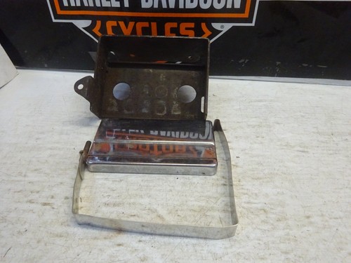Harley Davidson FX SUPERGLIDE USED OEM BATTERY BOX W/COVER/STRAP