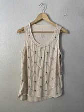 NWT Y2K Juicy Couture Lush & Plush Women's Beige Blouse Small