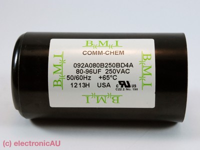 53uF-64uF Start Capacitor BMI 250VAC motor pump dryer fan induction 53-64uF