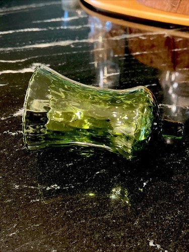 Vintage Green Peg Votive Sconce Candle Holder Honeycomb - Picture 3 of 5