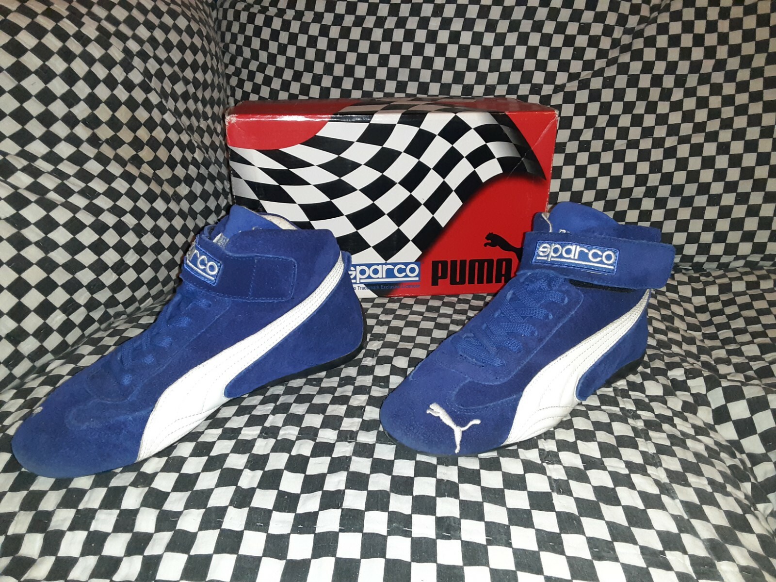 Vintage Sparco puma Racing shoes Fia 