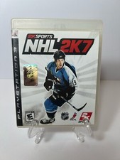 NHL 2K7 (Sony PlayStation 3, 2006) PS3 Game Complete w/ Manual