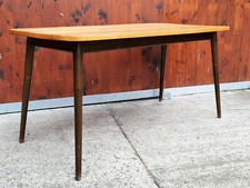 Esstisch Vintage 60er Restaurant 50er Tisch Tapiovaara Ära Mid Century Holz 14