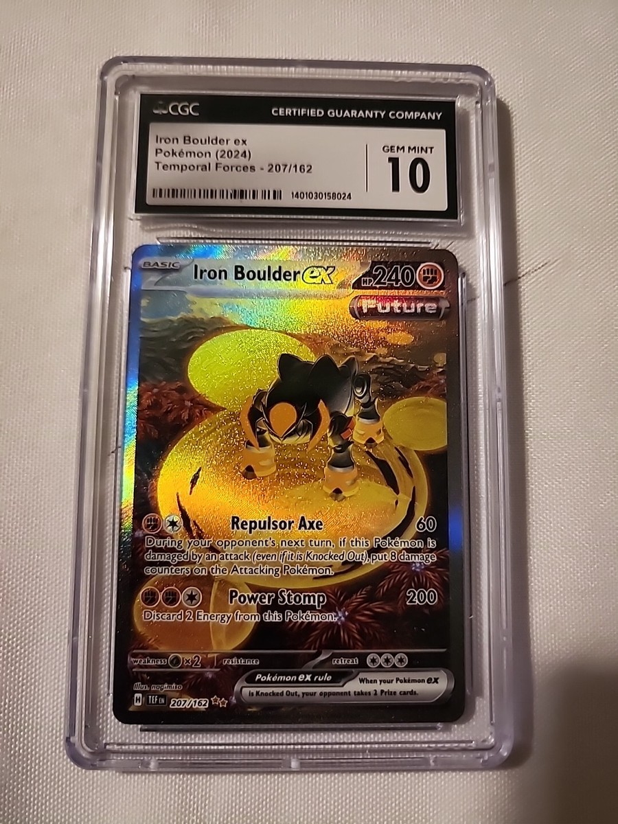 iron boulder ex pokemon card value 2024 Japanese Scarlet & Violet: Cyber Judge #100/071 Ultra Rare Price Guide and a code card for Pokmon TCG Live. Iron Boulder Holo - Prismatic