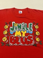 Vintage 1990s Jingle My Bells Funny Christmas Parody T-Shirt Size XL USA Made