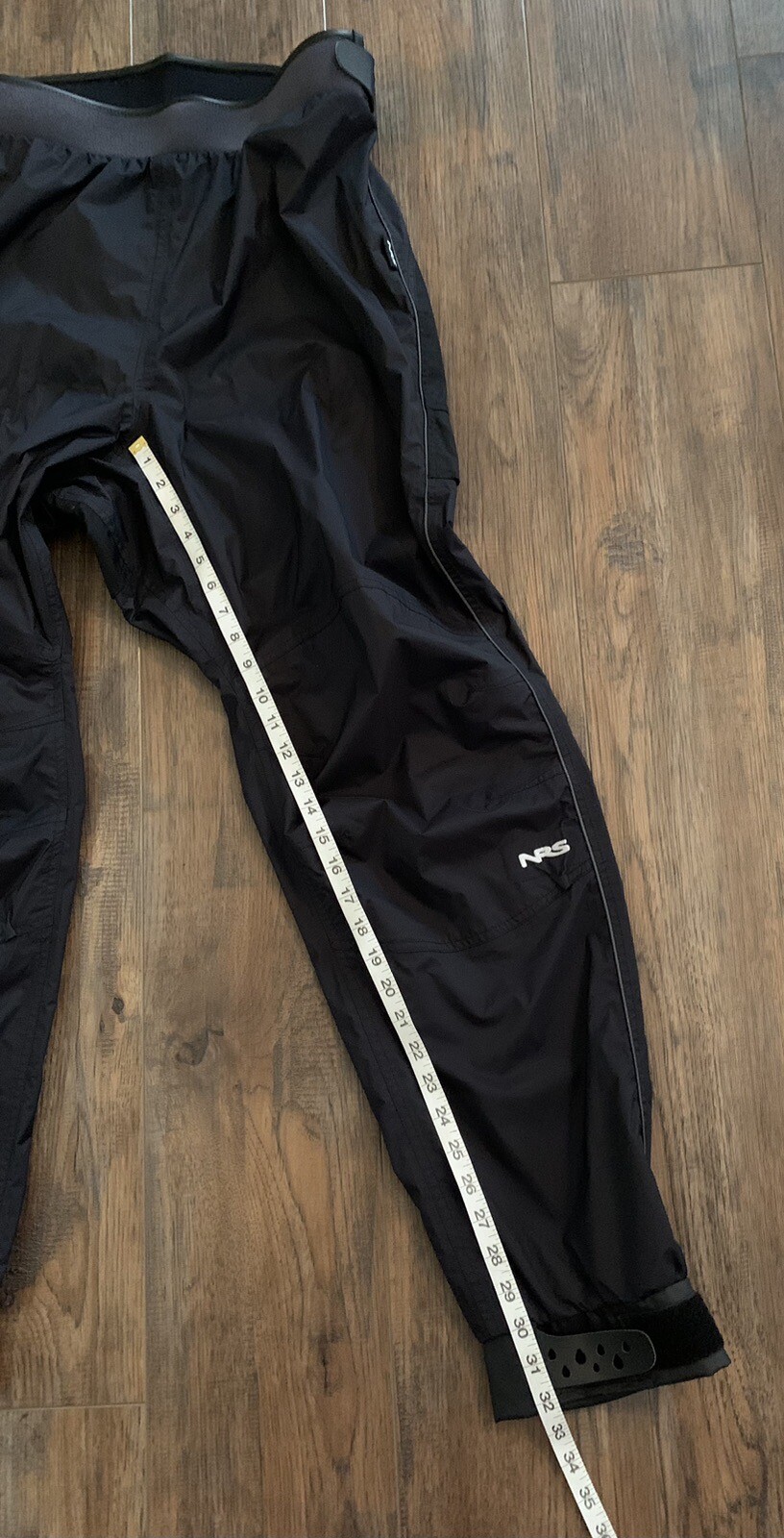 NRS Women's Endurance Paddling Splash Pants Black Hydrotex Waterproof