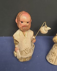 Vintage Panduro Mexican Folk Art Nativity Figures King Shepard Gold Trim — photo 2