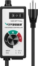 VIVOSUN Variable Fan Speed Controller / Inline Duct Fan in Ventilation System