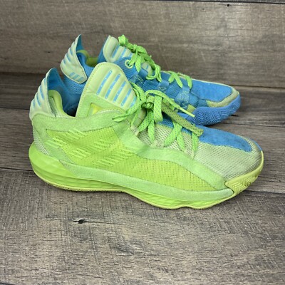 ※え様　adidas McDonald's DAME6 Adidas Dame 6 McDonald's Men's Dame Sauce Lime Green FX3334