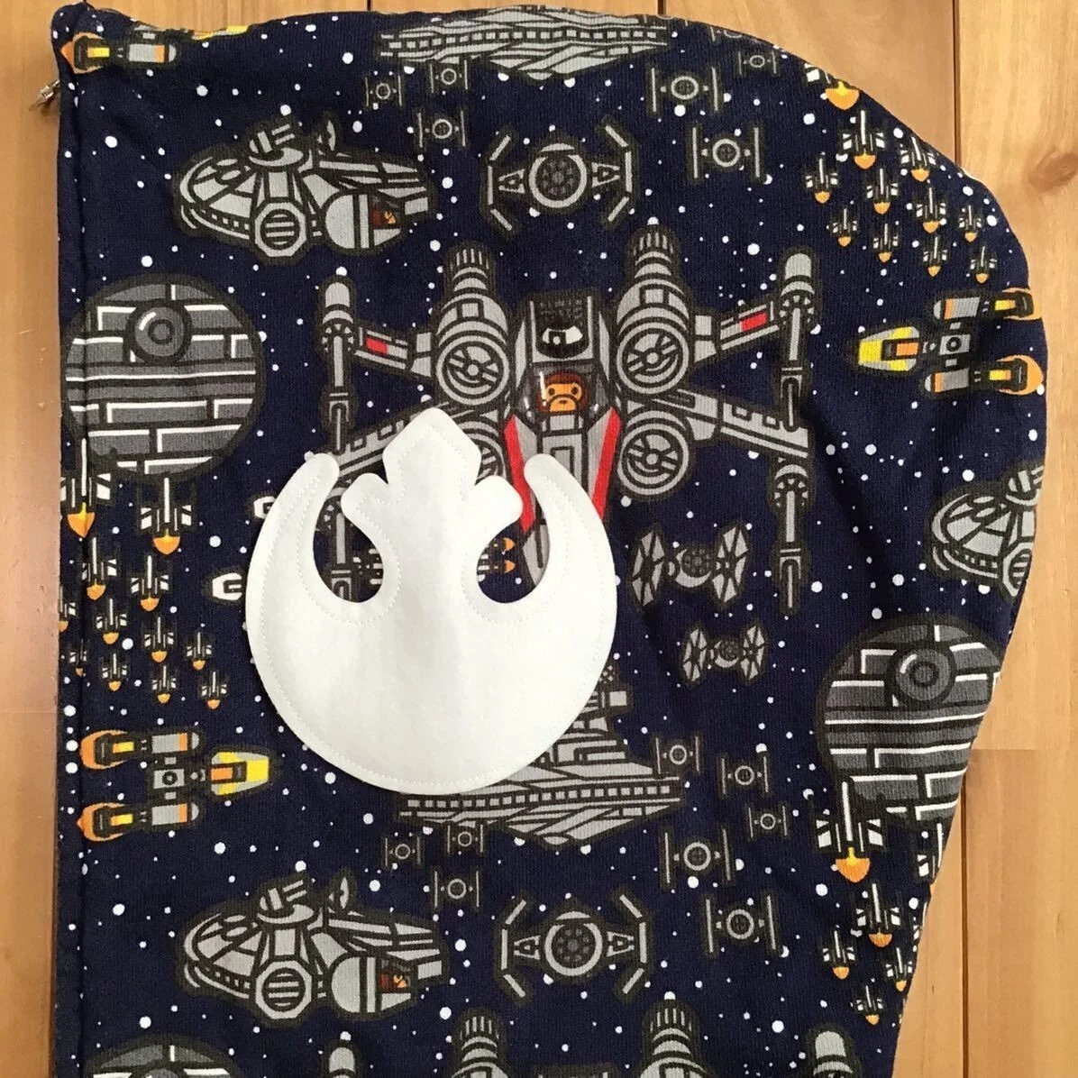 A BATHING APE (BAPE) Felpa con cappuccio e zip intera BAPE × Starwars Milo una scimmia da bagno NIGO taglia M uomo Giappone!!!!!!!