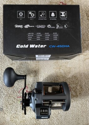 Okuma Cold Water CW-45DHA Line Counter Conventional Fishing Reel