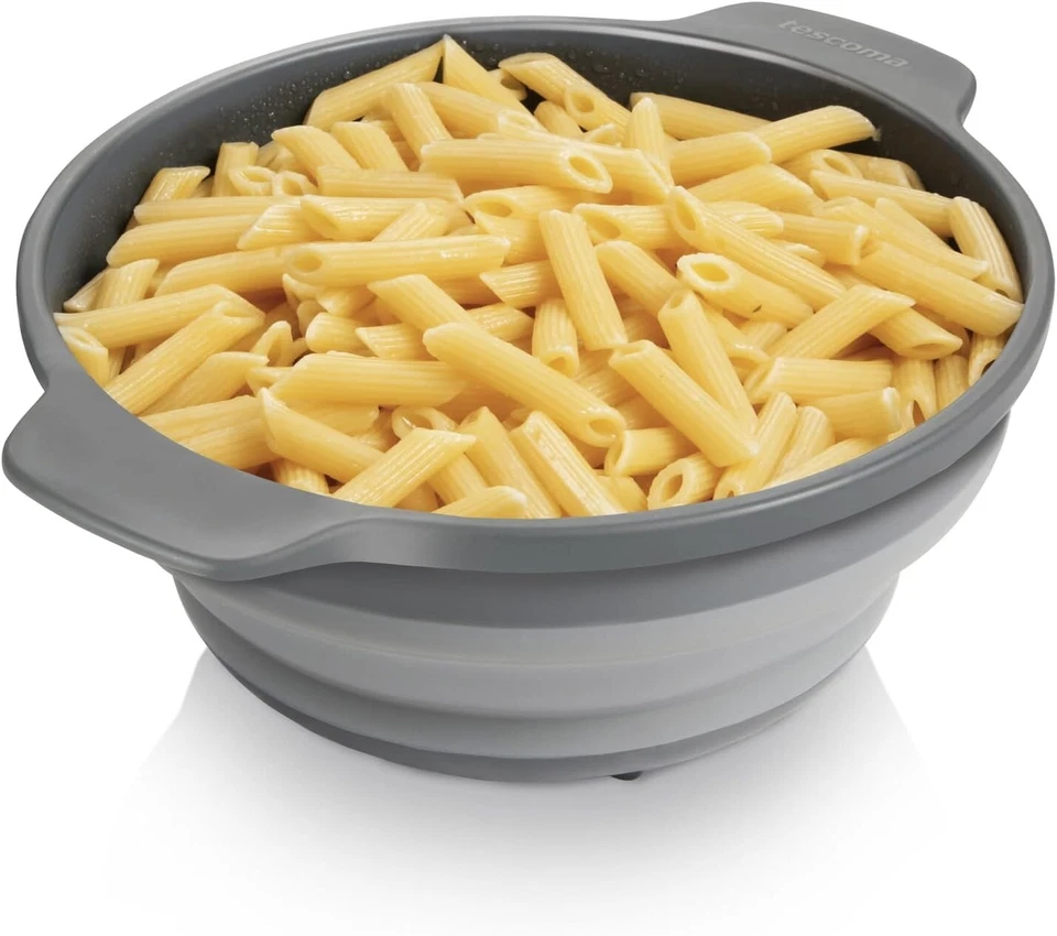 Tescoma 428540 Scolatutto GrandCHEF ø 24 cm, pieghevole, plastica, grigio Rotex - Immagine 4 di 4