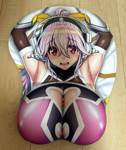 Super Sonico x Taimanin RPG 1/1 Life-Size Mouse Pad 450mm Softgarage No box