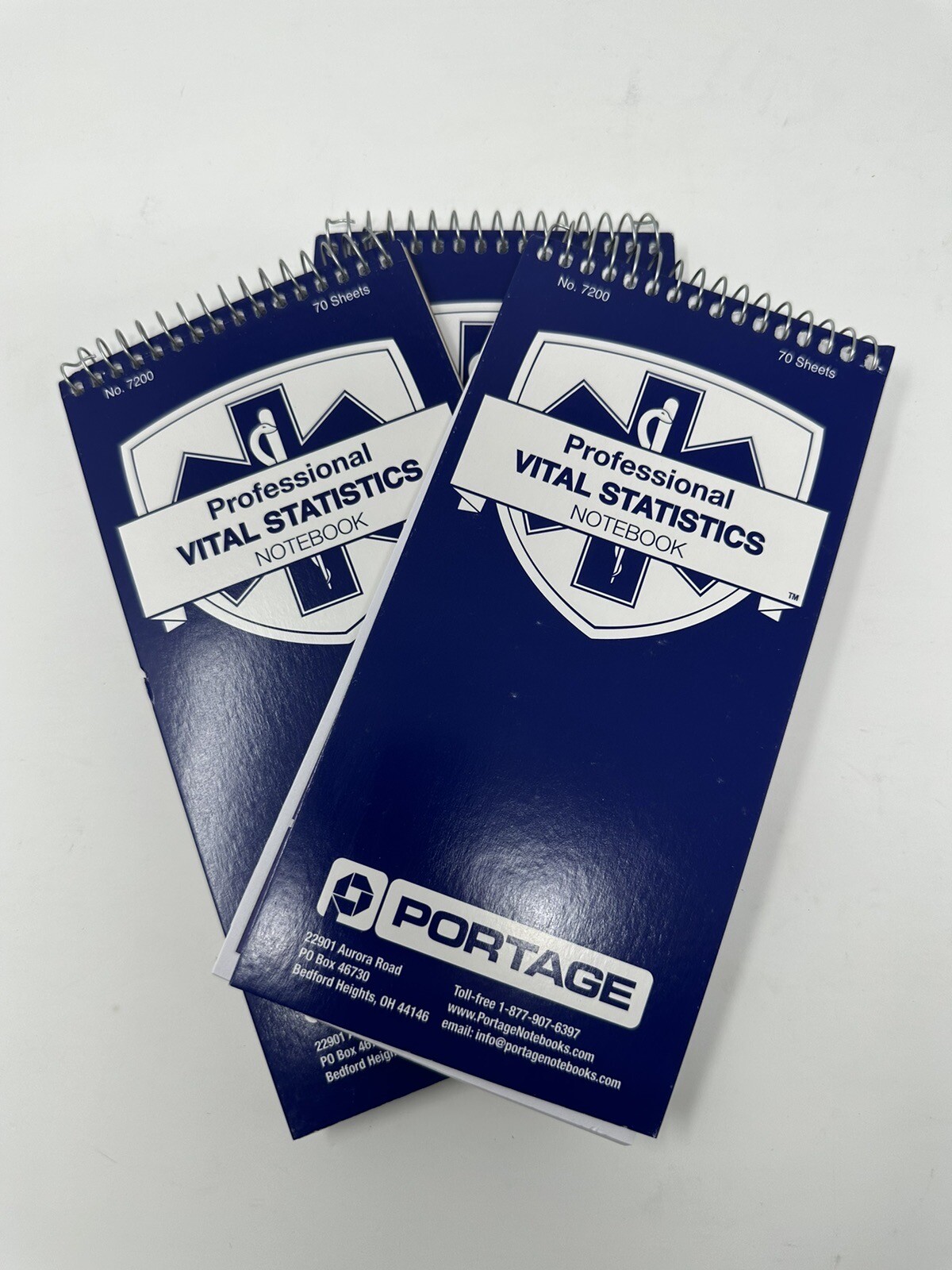 EMT/First Responders Vital Statistics Notebook – 8” x 4” Notebook for ...
