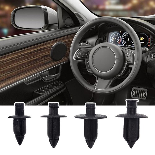 40X Car Plastic Fairing Rivet Setting Panel Clips 6mm 7mm 8mm Push Pin Fastener - Foto 11 di 12