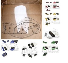 CUPOLINO PLEXIGLAS APRILIA RS 125 1995 1996 1997 CHIARO TRASPARENTE + VITI ERGAL