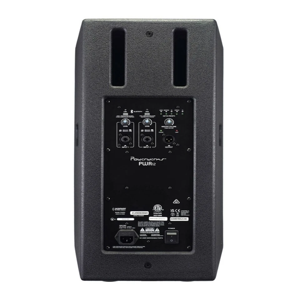 POWERWERKS PWR12 Bluetooth 2100w Total Active 12" PA Speaker System Pair - Image 3 of 4