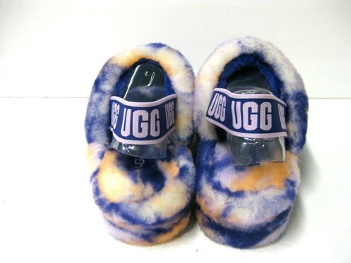 UGG FLUFF YEAH SLIDE MARBLE WOMEN SANDAL VIOLET NIGHT US 9 / UK 7 /EU 40 - 第 4/6 張圖片