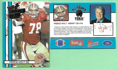 1990 Action Packed Football - The All-Madden Team - Pierce Holt #39 S.F. 49ers 