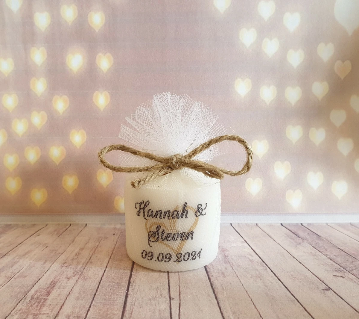 Vintage 2024 wedding candles