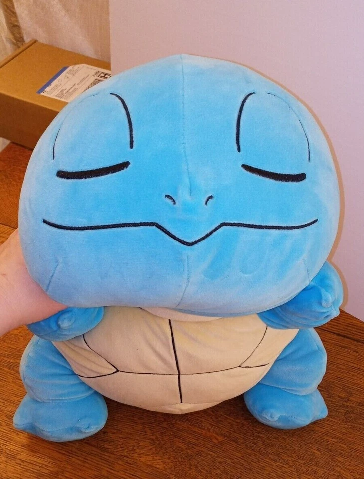 TTO Jumbo 22" Dormir Squirtle Pokemon Almohada Básica Diversión 2022 Peluche Mimoso Foto 3 de 4