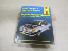 1984-1994 FORD TEMPO MERCURY TOPAZ HAYNES REPAIR MANUAL 36078 USED BLUE COVER