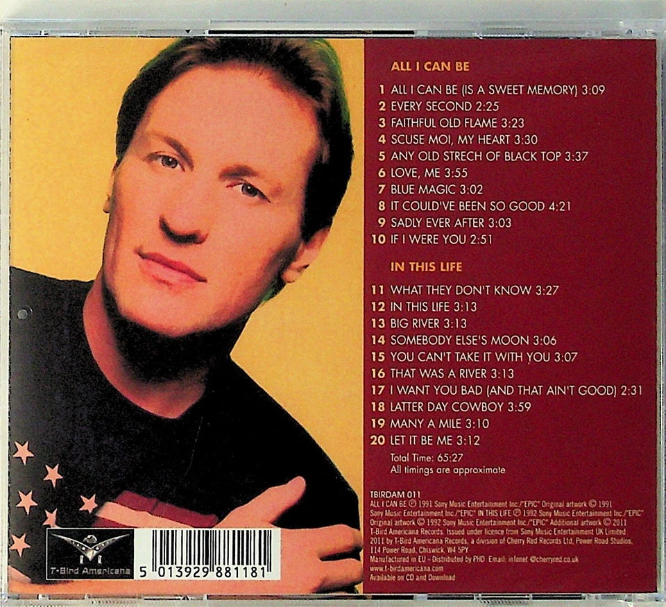 Collin Raye -All I Can Be & In This Life -CD -NEW -2on1 (90s Country)  - Image 2 of 2
