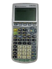 Texas Instruments TI 83 Plus Silver Edition Graphing Calculator Clear Case Works