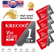 Micro SD Card 1TB Ultra Class 10 SDXC SDHC Memory Card for Dash Cams Android lot