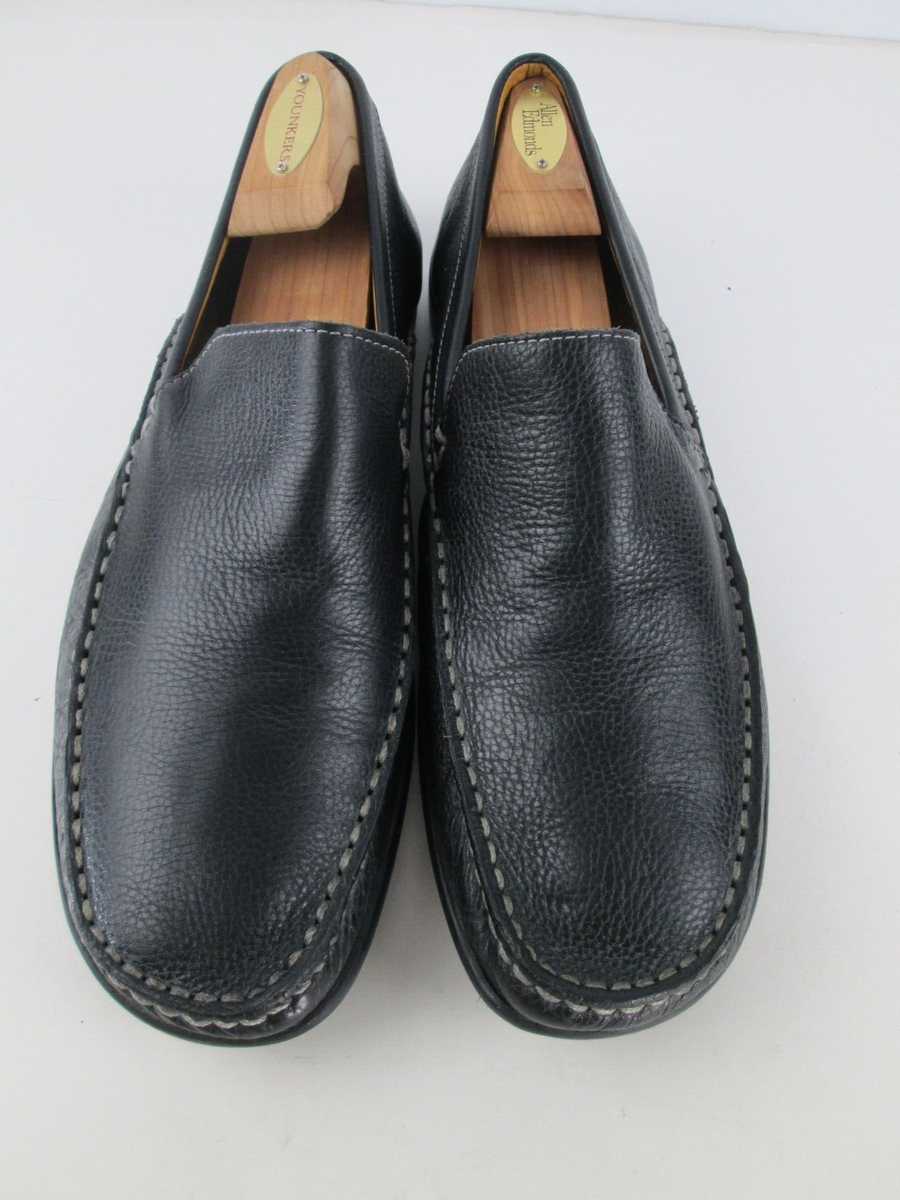 Sandro Moscoloni Segovia Pebble Leather Loafer Driving Shoes Mens 11 D Black Sandro Moscoloni Segovia Pebble Leather Loafer Driving Shoes  main image 3