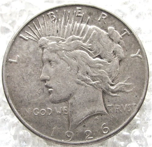 1926-S Peace Dollar - Silver - XF - JB
