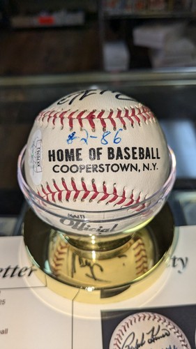 Willie McCovey Monte Irvin Ralph Kiner John Mize Herman Doerr Signed Ball JSA - Picture 6 of 11