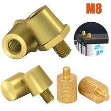 2x Batterie Pol M8 Standardpol Schraubpol Adapter Batteriepolklemmen Batteriepol