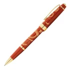 Cross Bailey Light Year of Dragon Gold Tone Rollerball Pen Amber with Gift Box