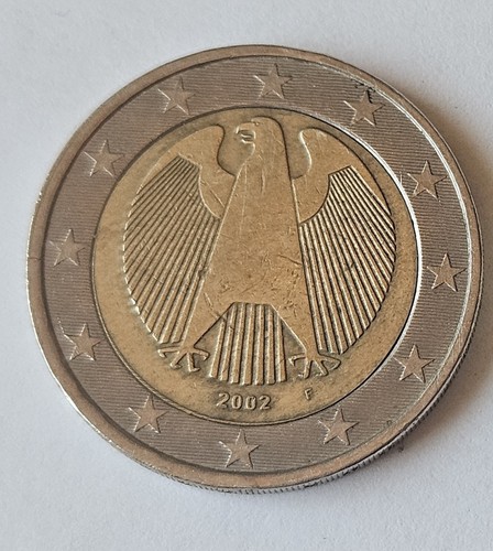 Euro Coin 2 Euro German 2002 RARE - Picture 2 of 2